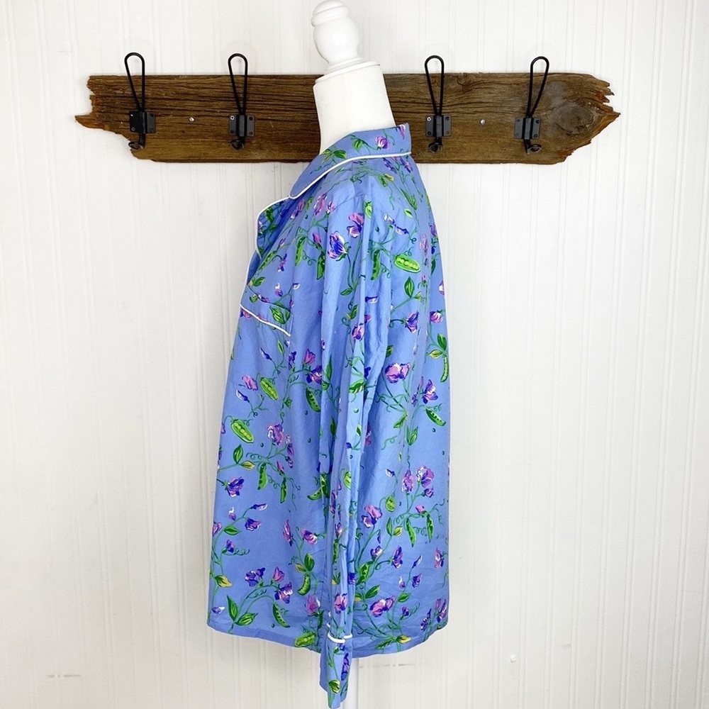 Cath Kidston Floral Top Pajama Top Blue - Picture 5 of 8